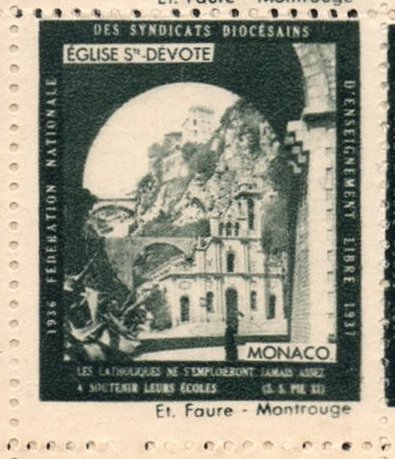 Vignettes d'Eglises : Monaco Ste Dévote